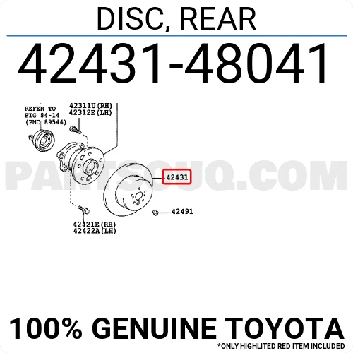 هوب خلفي RX330 2003-06