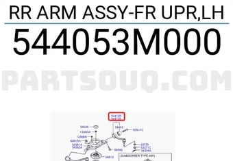 RR ARM ASSY-FR UPR,LH-ذراع علوي يسار