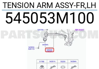 TENSION ARM ASSY-FRT,LH  -,-مشد للمقص