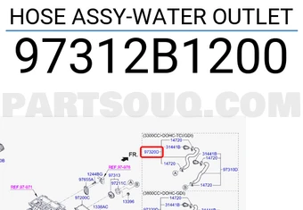 HOSE ASSY-WATER OUTLET-هوز مكيف الخارج