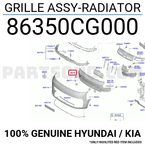 GRILLE ASSY - RADIATOR