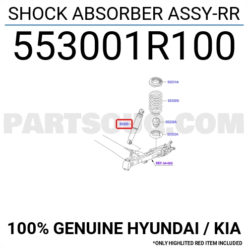 SHOCK ABSORBER ASSY-REAR-جانبين خلفي