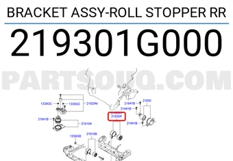 BRACKET ASSY-ROLL STOPPER RR-كرسي مكينة  طويل