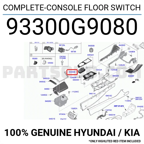 COMPLETE-CONSOLE FLOOR SWITCH-مفتاح تحكم