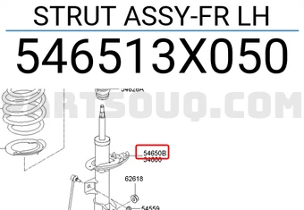 STRUT ASSY-FR,LH-جانبين أمامي يسار