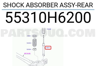 SHOCK ABSORBER ASSY-REAR-جانبين خلفي