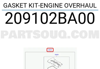 GASKET KIT-ENGINE OVERHAUL  ( )-طقم وجه ماكينة كامل