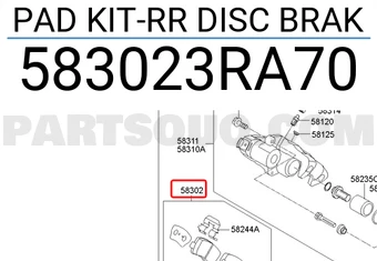 PAD KIT-REAR DISC BRAKE