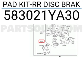 PAD KIT-REAR DISC BRAKE
