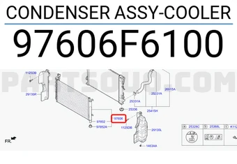 CONDENSER ASSY-COOLER-راديتر مكيف
