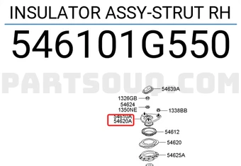 INSULATOR ASSY-STRUT,RH - كرسي جانبين