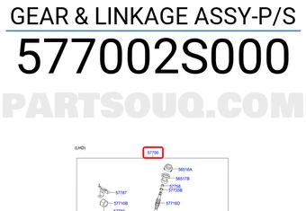 GEAR & LINKAGE ASSY-P/S  -/-دودة دريكسيون