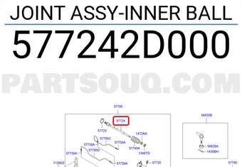 JOINT ASSY-INNER BALL  ذراع دودة