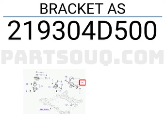 BRACKET ASSY-ROLL STOPPER,RR