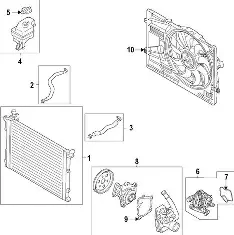RADIATOR ASSY-رديتر ماء