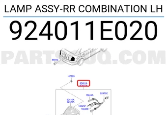 LAMP ASSY-REAR COMBINATION,LH -  نور
