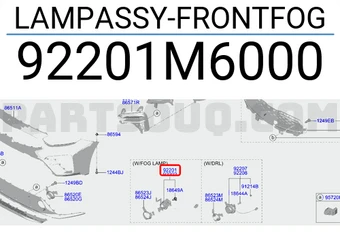 LAMP ASSY-FRONT FOG,LH